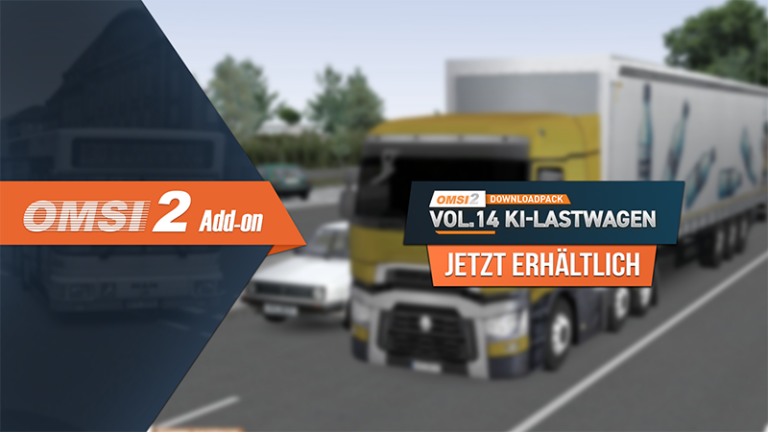 Ab sofort ist das Downloadpack Vol. 14 – AI Trucks auf Steam vefügbar! Ab sofort ist das Downloadpack Vol. 14 – AI Trucks auf Steam vefügbar!
