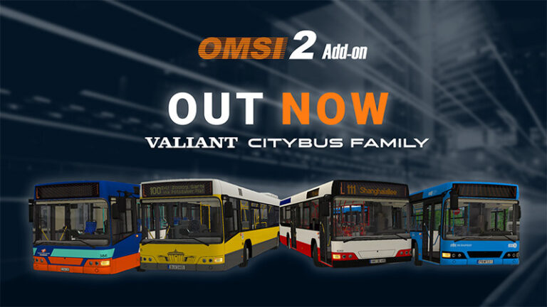 🚍 Das neue OMSI 2 DLC Valiant Citybus Family ist jetzt verfügbar!